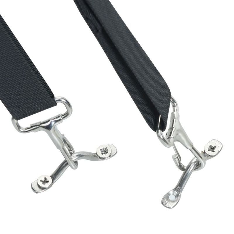 Auto si Moto - Ambarcatiuni - Accesorii ambarcatiuni - Parasolar Bimini 3 arcuri pereti din plasa 183x(185-198)x137 cm, albastru și negru - Infinity.ro