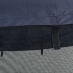 Auto si Moto - Ambarcatiuni - Accesorii ambarcatiuni - Parasolar Bimini 3 arcuri pereti din plasa 183x(185-198)x137 cm, albastru și negru - Infinity.ro