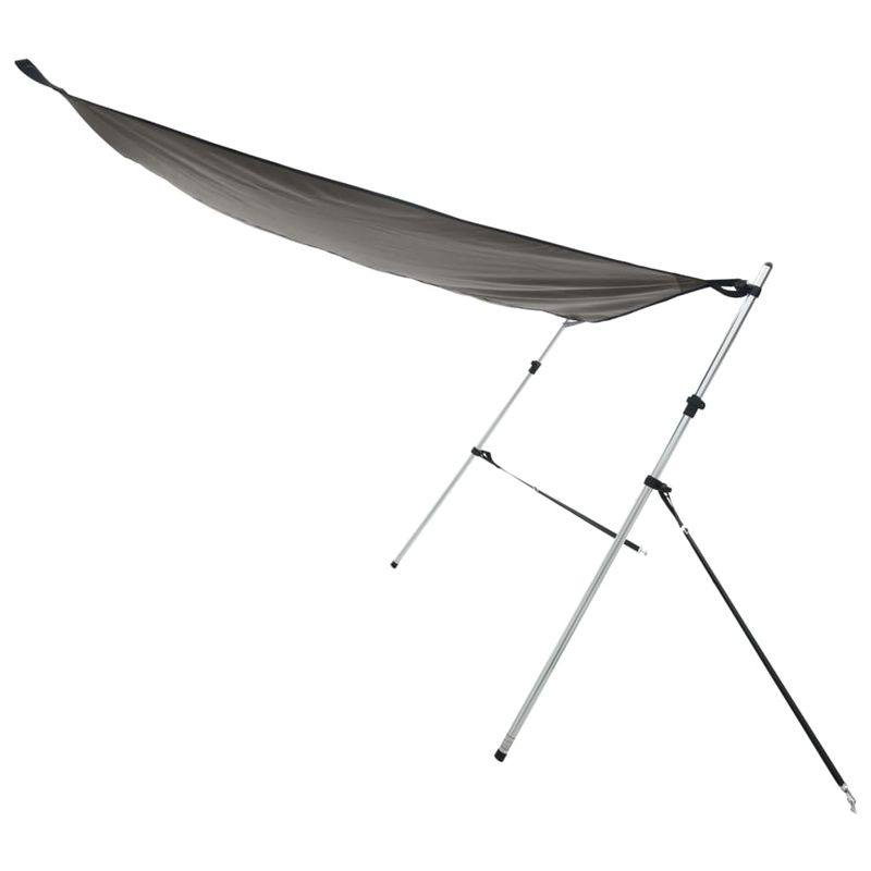Auto si Moto - Ambarcatiuni - Accesorii ambarcatiuni - Extensie parasolar T-Top, gri antracit, 170x170x(113-182,5) cm - Infinity.ro