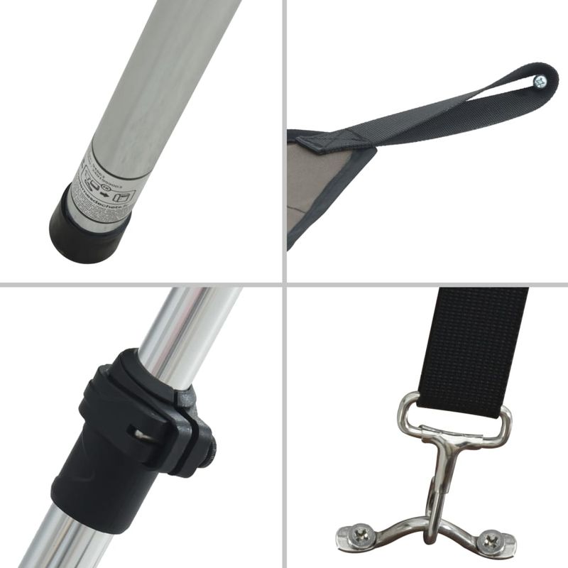 Auto si Moto - Ambarcatiuni - Accesorii ambarcatiuni - Extensie parasolar T-Top, gri antracit, 170x170x(113-182,5) cm - Infinity.ro