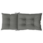 Casa si Gradina - Textile si covoare - Perne si pilote - Perne decorative - Perne scaun cu spatar inalt 2 buc. melanj gri 120x50x7cm textil, gri închis melange - Infinity.ro