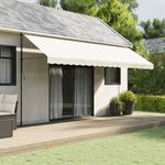 Casa si Gradina - Gradina si terasa - Umbrele si pavilioane - Umbrele - Panza de rezerva fald copertina, crem 5 m dungi - Infinity.ro