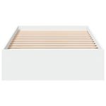 Casa si Gradina - Mobilier - Paturi si accesorii - Paturi - Cadru de pat cu sertare, alb, 75x190 cm, lemn prelucrat - Infinity.ro