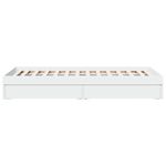 Casa si Gradina - Mobilier - Paturi si accesorii - Paturi - Cadru de pat cu sertare, alb, 75x190 cm, lemn prelucrat - Infinity.ro