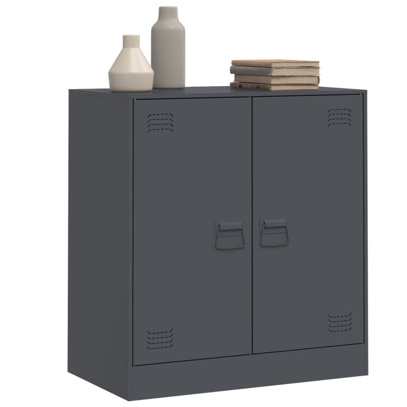 Casa si Gradina - Mobilier - Comode si corpuri - Comode - Servanta, antracit, 67x39x73 cm, otel - Infinity.ro