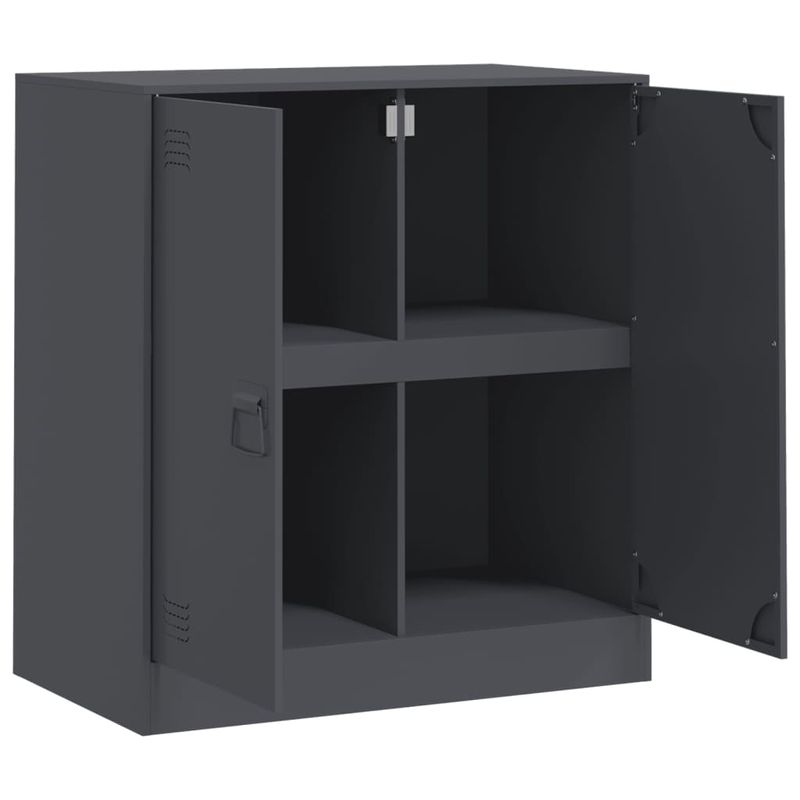 Casa si Gradina - Mobilier - Comode si corpuri - Comode - Servanta, antracit, 67x39x73 cm, otel - Infinity.ro