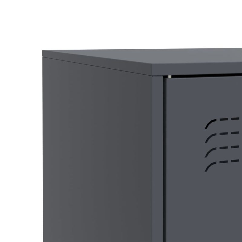 Casa si Gradina - Mobilier - Comode si corpuri - Comode - Servanta, antracit, 67x39x73 cm, otel - Infinity.ro