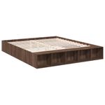 Casa si Gradina - Mobilier - Paturi si accesorii - Paturi - Cadru de pat, stejar maro, 200x200 cm, lemn prelucrat - Infinity.ro