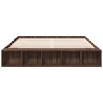 Casa si Gradina - Mobilier - Paturi si accesorii - Paturi - Cadru de pat, stejar maro, 200x200 cm, lemn prelucrat - Infinity.ro