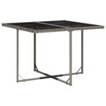 Casa si Gradina - Gradina si terasa - Mobilier exterior - Seturi mobila gradina - Set mobilier de gradina cu perne, 7 piese, gri, poliratan - Infinity.ro