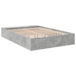 Casa si Gradina - Mobilier - Paturi si accesorii - Paturi - Cadru de pat, gri beton, 135x190 cm, lemn prelucrat - Infinity.ro