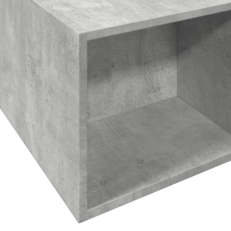 Casa si Gradina - Mobilier - Paturi si accesorii - Paturi - Cadru de pat, gri beton, 135x190 cm, lemn prelucrat - Infinity.ro