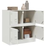 Casa si Gradina - Mobilier - Comode si corpuri - Comode - Servanta, alb, 67x39x73 cm, otel - Infinity.ro