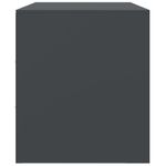 Casa si Gradina - Mobilier - Comode si corpuri - Comode - Comoda TV, antracit, 67x39x44 cm, otel - Infinity.ro