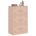 Casa si Gradina - Mobilier - Comode si corpuri - Comode - Bufeta Roz 67x39x107 cm otel - Infinity.ro