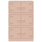 Casa si Gradina - Mobilier - Comode si corpuri - Comode - Bufeta Roz 67x39x107 cm otel - Infinity.ro