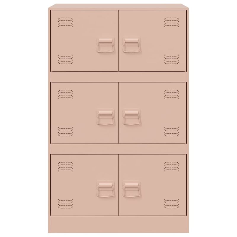 Casa si Gradina - Mobilier - Comode si corpuri - Comode - Bufeta Roz 67x39x107 cm otel - Infinity.ro