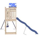 Jucarii, Copii si Bebe - Jucarii si jocuri - Jucarii de exterior - Spatii de joaca si accesorii - Set de joaca pentru exterior, lemn masiv de pin - Infinity.ro