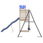 Jucarii, Copii si Bebe - Jucarii si jocuri - Jucarii de exterior - Spatii de joaca si accesorii - Set de joaca pentru exterior, lemn masiv de pin - Infinity.ro