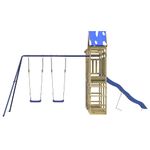 Jucarii, Copii si Bebe - Jucarii si jocuri - Jucarii de exterior - Spatii de joaca si accesorii - Set de joaca pentru exterior, lemn de pin impregnat - Infinity.ro