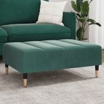 Casa si Gradina - Mobilier - Scaune si fotolii - Tabureti - Taburet, verde inchis, 77x55x31 cm, catifea - Infinity.ro