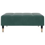 Casa si Gradina - Mobilier - Scaune si fotolii - Tabureti - Taburet, verde inchis, 77x55x31 cm, catifea - Infinity.ro