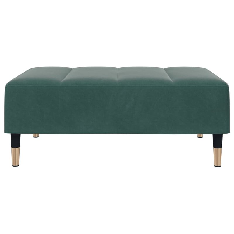 Casa si Gradina - Mobilier - Scaune si fotolii - Tabureti - Taburet, verde inchis, 77x55x31 cm, catifea - Infinity.ro