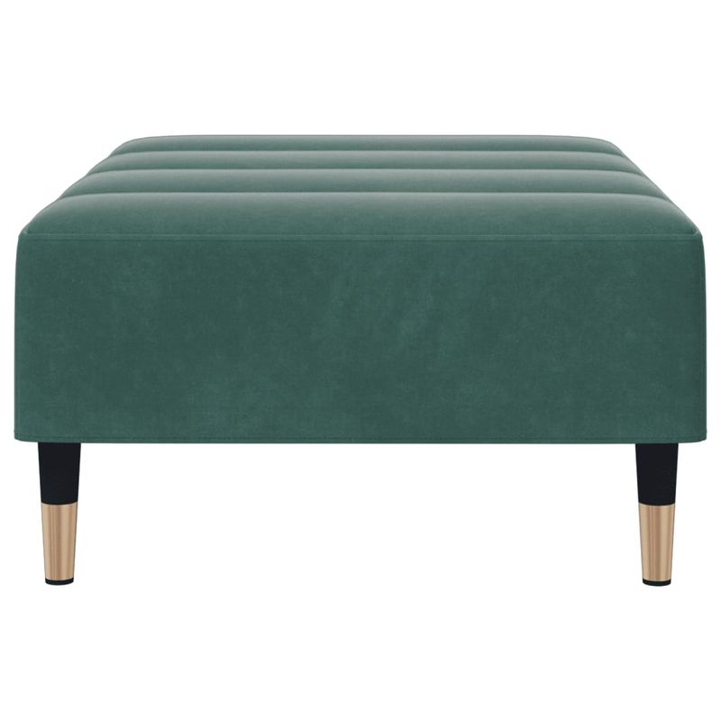 Casa si Gradina - Mobilier - Scaune si fotolii - Tabureti - Taburet, verde inchis, 77x55x31 cm, catifea - Infinity.ro