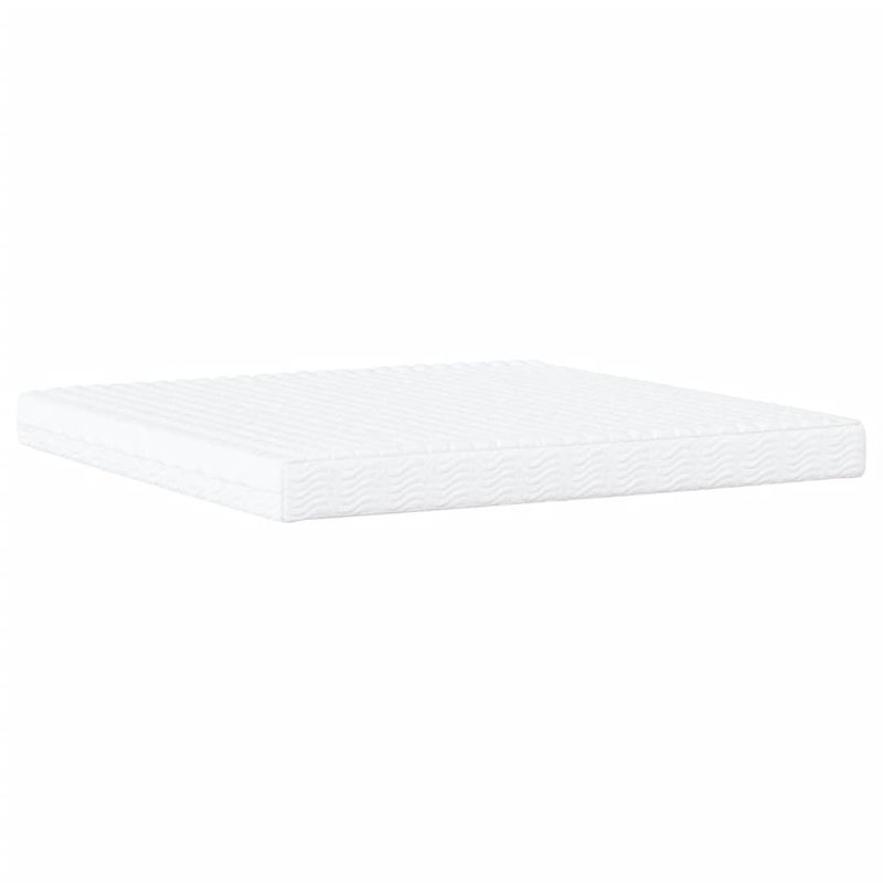 Casa si Gradina - Mobilier - Paturi si accesorii - Paturi - Pat cu saltea, gri inchis, 200x200 cm, catifea - Infinity.ro