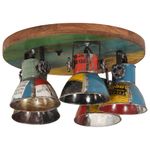 Casa si Gradina - Corpuri si surse de iluminat - Veioze si lampi - Lampi de veghe - Lampa de tavan 25 W, multicolor, 50x50x25 cm, E27 - Infinity.ro