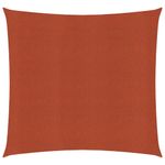 Casa si Gradina - Gradina si terasa - Umbrele si pavilioane - Umbrele - Panza parasolar, teracota, 2,5 x 2,5 m, HDPE, 160 g/m², patrat - Infinity.ro