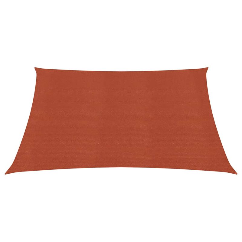 Casa si Gradina - Gradina si terasa - Umbrele si pavilioane - Umbrele - Panza parasolar, teracota, 2,5 x 2,5 m, HDPE, 160 g/m², patrat - Infinity.ro