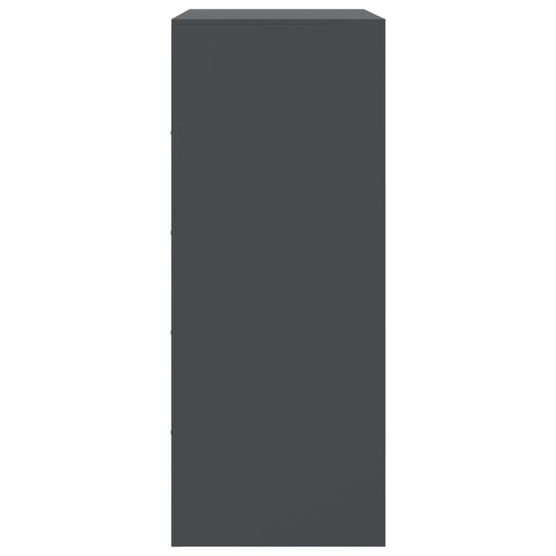 Casa si Gradina - Mobilier - Comode si corpuri - Corpuri bucatarie - Dulap inalt, antracit, 67x39x95 cm, otel - Infinity.ro