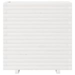 Casa si Gradina - Gradinarit si plante - Plante si ghivece - Ghivece si suporturi - Jardiniera de gradina, alb, 70x40x72 cm, lemn masiv de pin - Infinity.ro