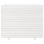 Casa si Gradina - Gradinarit si plante - Plante si ghivece - Ghivece si suporturi - Jardiniera de gradina, alb, 90x60x72 cm, lemn masiv de pin - Infinity.ro