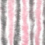 Casa si Gradina - Textile si covoare - Perdele si draperii - Perdele - Perdea pentru insecte gri argintiu si roz, 118x220 cm, chenille - Infinity.ro