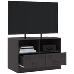 Casa si Gradina - Mobilier - Comode si corpuri - Comode - Dulap TV, negru, 67x39x44 cm, otel - Infinity.ro