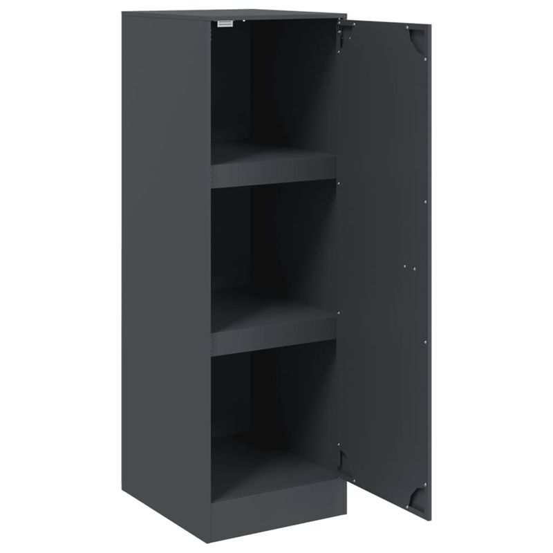 Casa si Gradina - Mobilier - Comode si corpuri - Comode - Servanta, antracit, 34,5x39x107 cm, otel - Infinity.ro