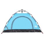 Sport si Outdoor - Camping - Corturi camping - Cort de camping pentru 2 persoane, setare rapida, albastru - Infinity.ro