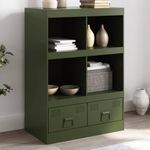 Casa si Gradina - Mobilier - Comode si corpuri - Corpuri bucatarie - Dulap inalt verde maslina 67x39x95 cm otel - Infinity.ro