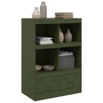 Casa si Gradina - Mobilier - Comode si corpuri - Corpuri bucatarie - Dulap inalt verde maslina 67x39x95 cm otel - Infinity.ro