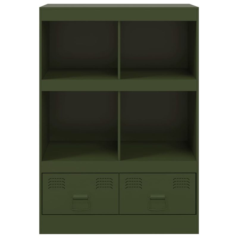 Casa si Gradina - Mobilier - Comode si corpuri - Corpuri bucatarie - Dulap inalt verde maslina 67x39x95 cm otel - Infinity.ro