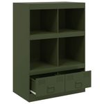 Casa si Gradina - Mobilier - Comode si corpuri - Corpuri bucatarie - Dulap inalt verde maslina 67x39x95 cm otel - Infinity.ro