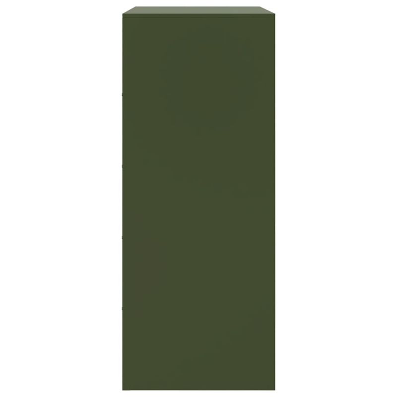 Casa si Gradina - Mobilier - Comode si corpuri - Corpuri bucatarie - Dulap inalt verde maslina 67x39x95 cm otel - Infinity.ro