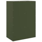Casa si Gradina - Mobilier - Comode si corpuri - Corpuri bucatarie - Dulap inalt verde maslina 67x39x95 cm otel - Infinity.ro