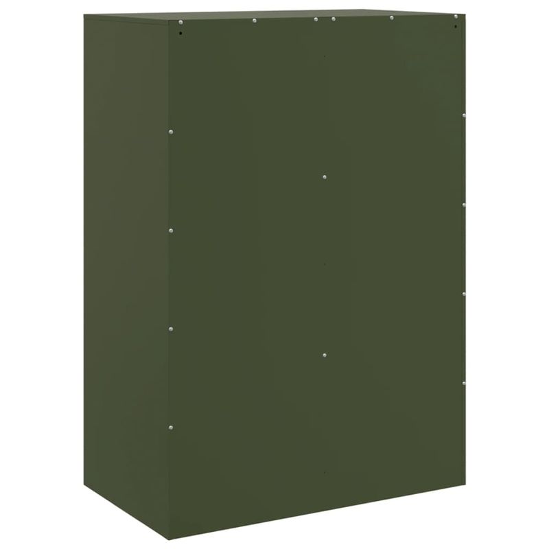 Casa si Gradina - Mobilier - Comode si corpuri - Corpuri bucatarie - Dulap inalt verde maslina 67x39x95 cm otel - Infinity.ro