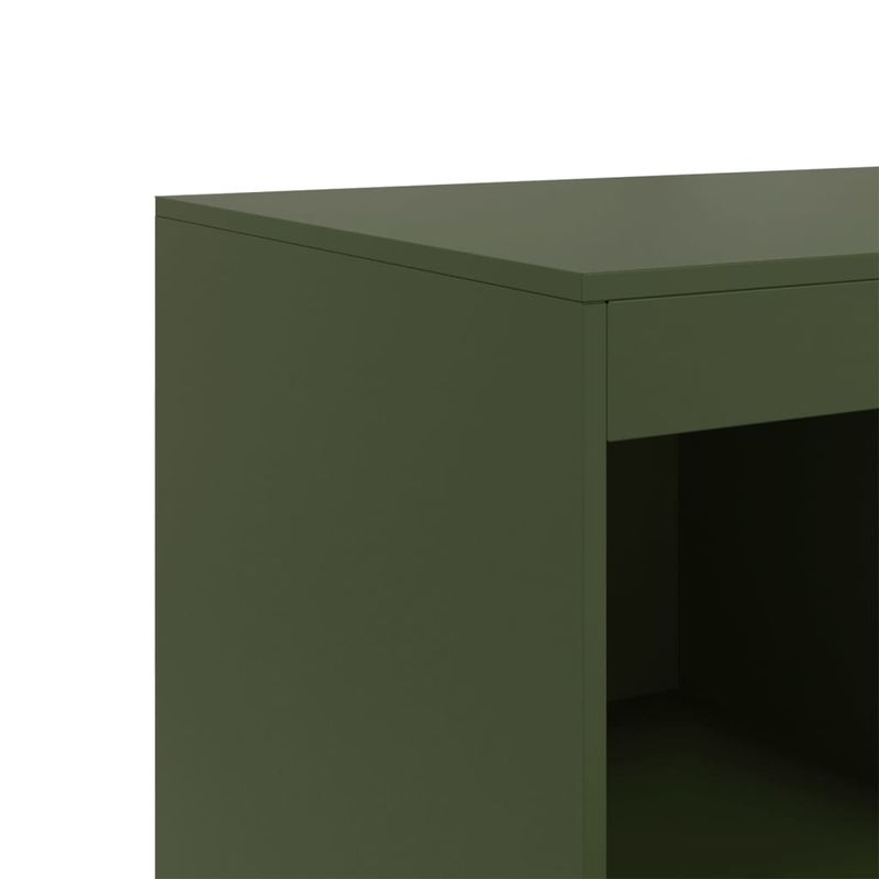 Casa si Gradina - Mobilier - Comode si corpuri - Corpuri bucatarie - Dulap inalt verde maslina 67x39x95 cm otel - Infinity.ro