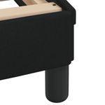 Casa si Gradina - Mobilier - Paturi si accesorii - Paturi - Pat cu saltea, negru, 140x190 cm, textil - Infinity.ro