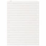 Casa si Gradina - Gradinarit si plante - Plante si ghivece - Ghivece si suporturi - Jardiniera de gradina, alb, 50x50x68,5 cm, lemn masiv de pin - Infinity.ro