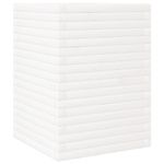 Casa si Gradina - Gradinarit si plante - Plante si ghivece - Ghivece si suporturi - Jardiniera de gradina, alb, 50x50x68,5 cm, lemn masiv de pin - Infinity.ro